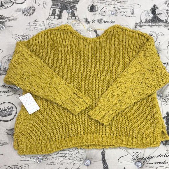 Free People Sunday Shore Cotton Blend Sweater - Picture 8 of 8